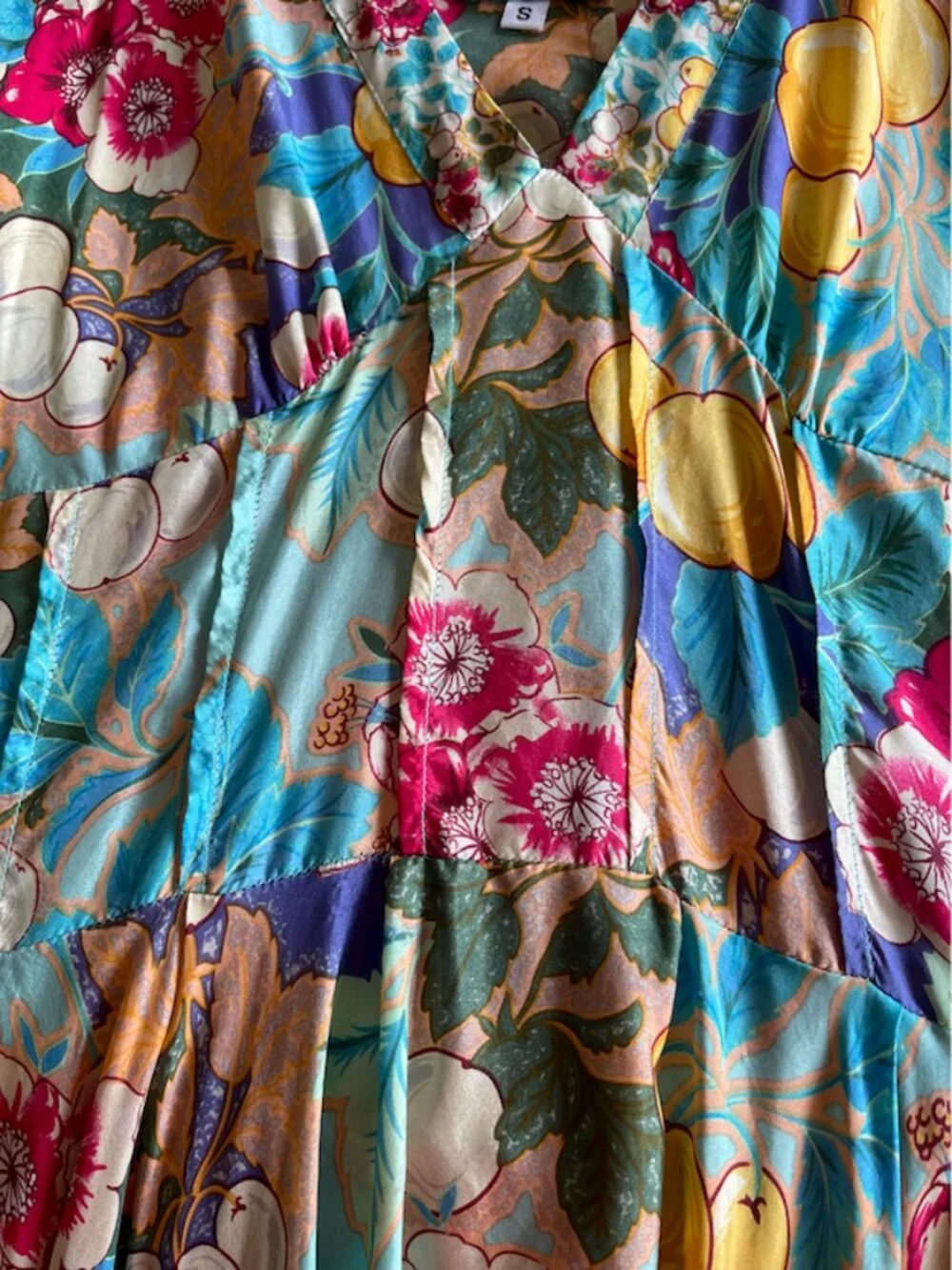 Johnny Was Silk Maxi Dress - Picture 8 of 8